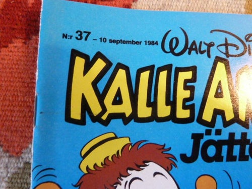 KALLE ANKA & C:O NR37, 1984,