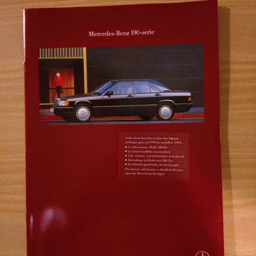Mercedes-Benz 190-serie Broschyr 1991