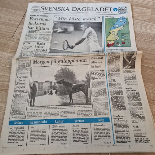 Svenska Dagbladet från 1984
