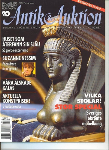 Antik & Auktion 4/1995 - Ephraim Ståhl, Suzanne Nessim, Sophia Isberg m m