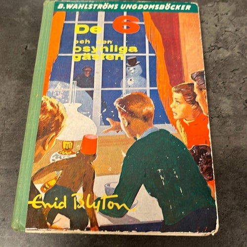 Enid Blyton, hemliga sjuan, De sex och den osynliga gästen., från 70 talet