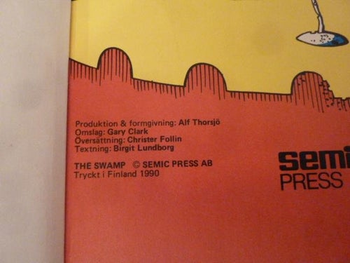 TRÄSKET, JUBEL I GYTTJAN, 1990, GARY CLARK, TIDNING