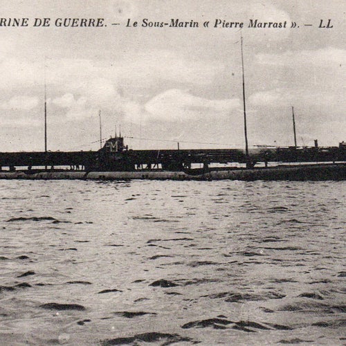 Krigsmarinens vykort - Ubåten "Pierre Marrast" - N°7698