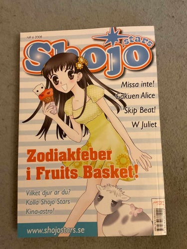 Shojo Stars tidning ~ 2008.06 - svenska manga anime antologi shoujo