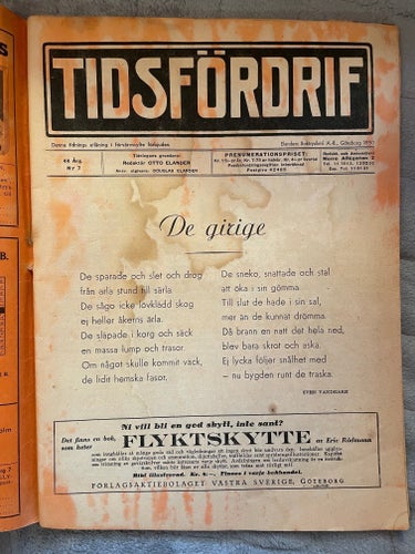 Köp nu! - Tidsfördrif, Torsdag 16 Februari 1950