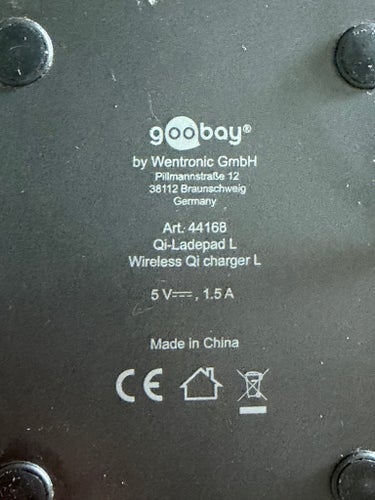 goobay Qi-Laddplatta L Trådlös Laddare