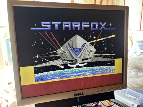 Starfox C64/128 diskett