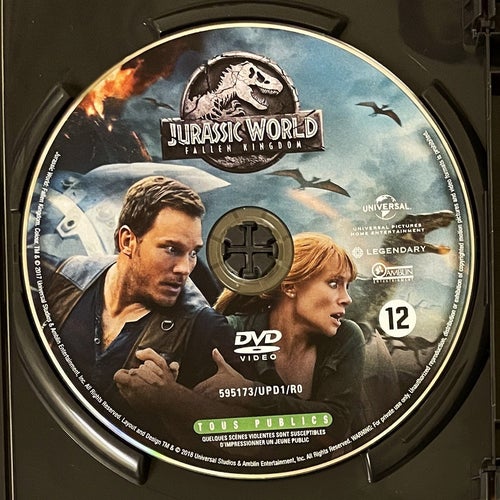 Jurassic world - Fallen kingdom DVD (Chris Pratt)