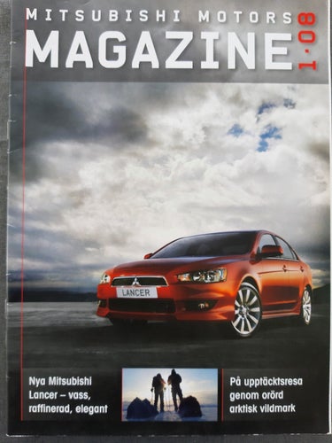 Mitsubishi Magazine nr 1 2008 (Lancer + Evolution m m)
