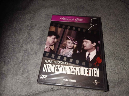 Utrikeskorrespondenten (inplastad), av Alfred Hitchcock