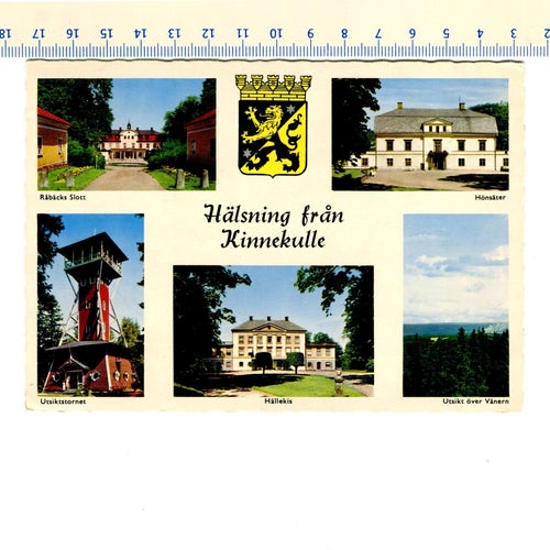Vykort Hälsning från Kinnekulle, Västergötland