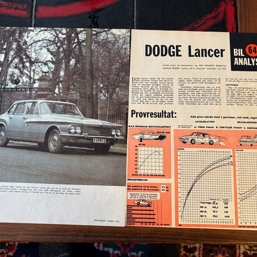 Dodge Lancer 1961 test reportage