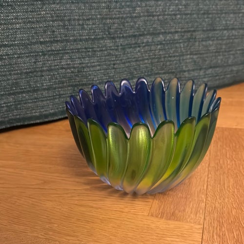 Skål Walther Glas, Tyskland Vintage Waltherglas Original Made in Germany