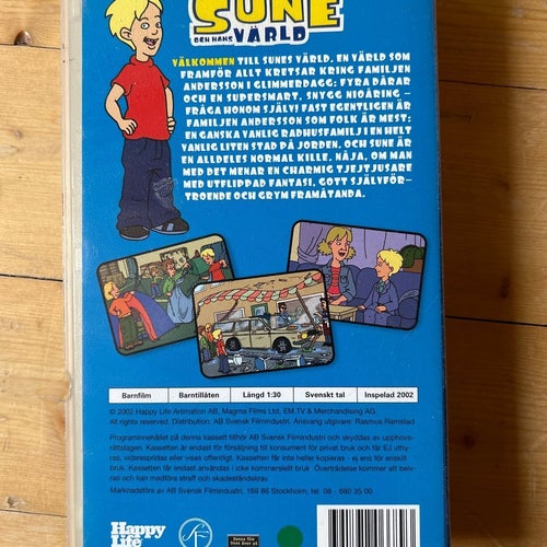 Sune och hans värld - Tjejtjusaren (VHS)