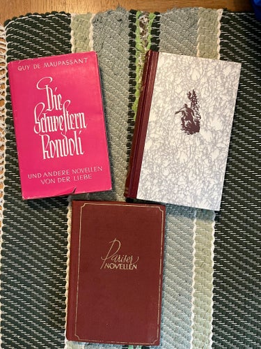 Graham Greene-Guy de Maupassant, Alphonse Daudet- 3 Böcker på Tyska