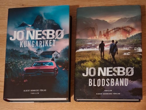 Bokpaket Kungariket komplett del 1-2 av Jo Nesbø/Kungariket 2020/Blodsband 2025