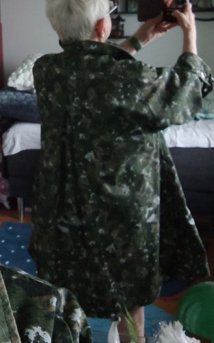 ASOS grön jacka/kappa