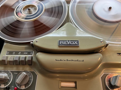 Revox F36 NU 3,595:- G36 chassi/lock Bandspelare 2track 9,5/19cm Servad (f3.995)