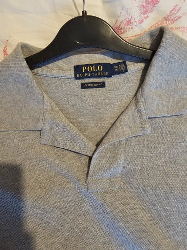 Polo Ralph Lauren grå pikétröja, storlek XXL