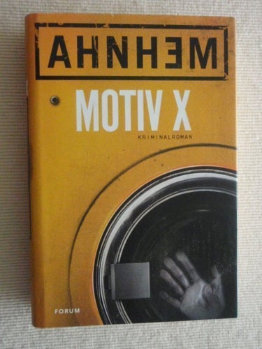 Stefan Ahnhem - Motiv X - Kriminalroman - Mycket fint skick