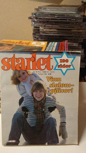 Starlet 1979 nr 6 Marie Brattlöf, Patrik Eklund, Tomas Ledin, Iggy Pop. VG+