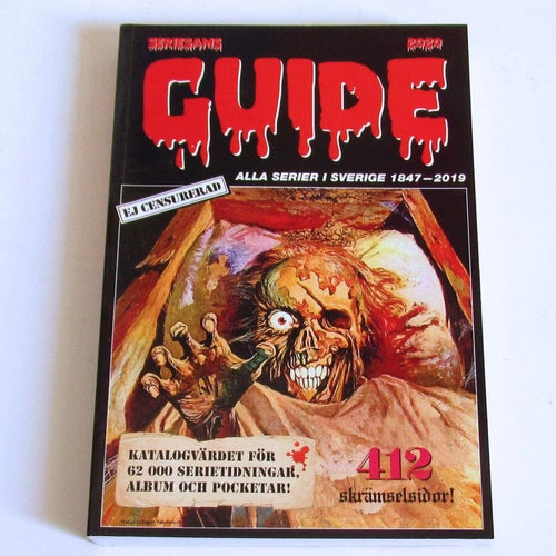 SERIESAMS GUIDE 2020 seriekatalog prislista alla serier 412sid ny Skräck special