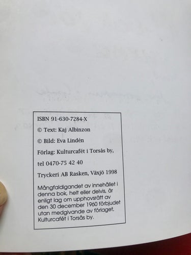 ABC-BOK FÖR VUXNA KAZ Kaj Albinzon Eva Lindén 1998