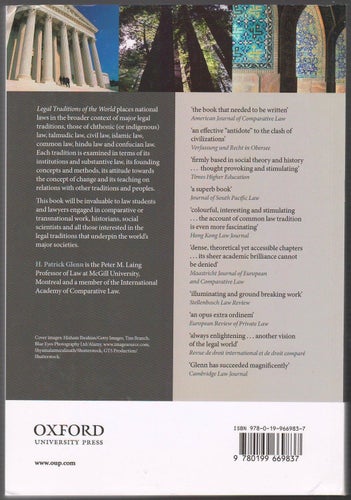 Legal Traditions of the World: Sustainable Diversity in Law / H. Patrick Glenn