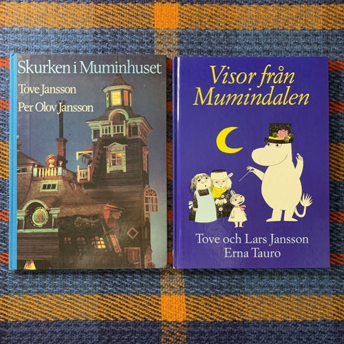 2 x Tove Jansson | BOK | Skurken i Muminhuset Visor från Mumindalen Mumin