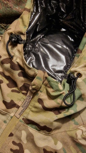 Camouflage vinter jacka(XL)