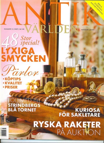 Antikvärlden 3/2007 - Pärlor, smycken m m