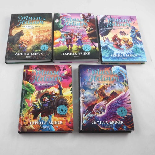 Camilla Brink, Musse & Helium, Bok 1-5 i andra serien
