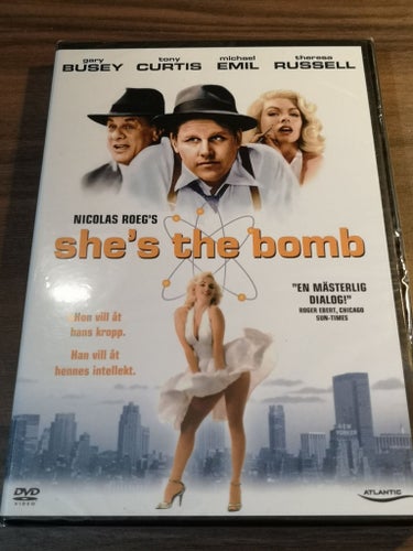 Ny! DVD: She's the Bomb (-85) - Gary Busey - Tony Curtis - inplastad!