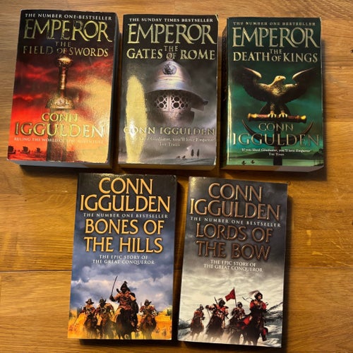 5 x Conn Iggulden - Kejsaren mm - Engelska picket