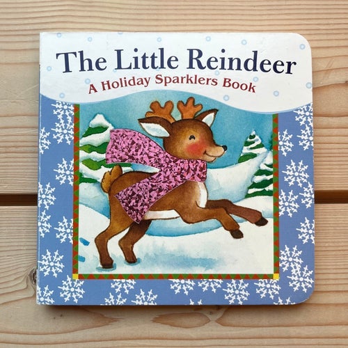 Barnbok på Engelska med jultema, passar till adventskalender - Fint använt skick