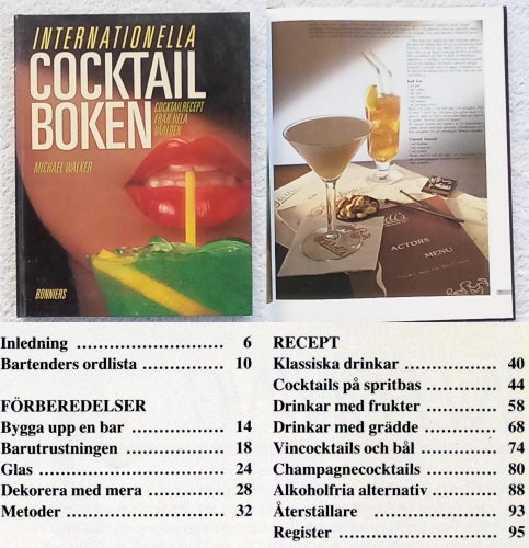 Michael Walker: Internationella cocktailboken – cocktailrecept från hela världen