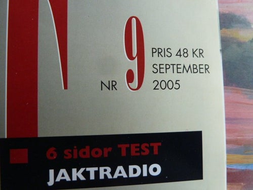 SVENSK JAKT, 2005 NR 9, TIDNING, JAKTRADIO