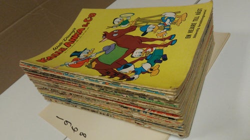 Samling Walt Disney's Kalle Anka & Co 1968 flera nummer 38 styck