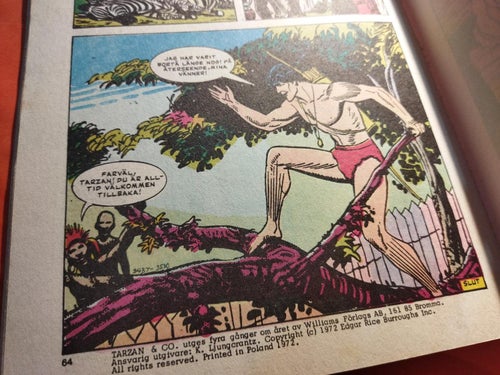 Tarzan & co 1972 nr 4 Julnummer. Very Good plus