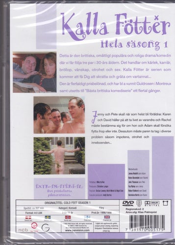DVD / Kalla Fötter / Säsong 1 / 2-disc / 357 min / Ny & Inplastad