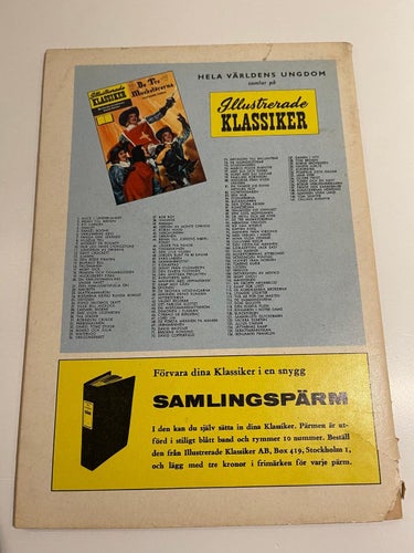 Illustrerade Klassiker Nr 141  , Första utgåvan