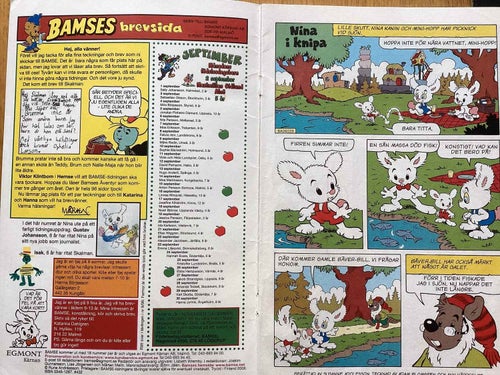 3 serietidningar, Bamse 12/2006, Tom & Jerry 9/1981 och Larsson 5/97