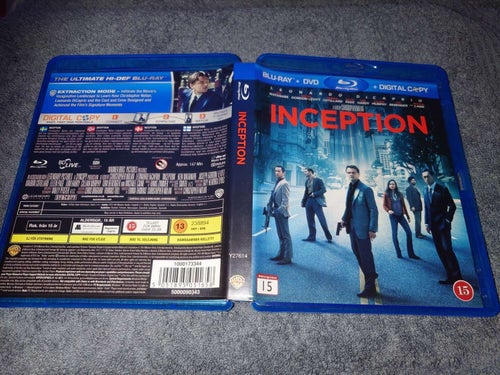 Inception (Blu-ray + DVD), av Christopher Nolan med Leonardo DiCaprio, Tom Hardy