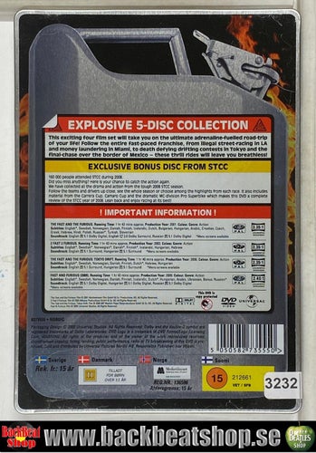 FAST & FURIOUS - 4-FILM SET - STEELBOOK