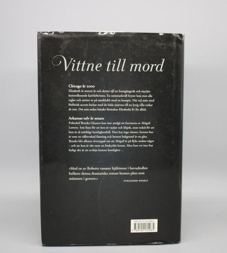 Nora Roberts - Vittne till mord (Inbunden bok)