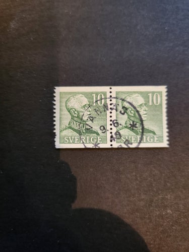 F274 Gustaf V stämplad Vännäs 9/6 1949