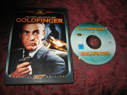 GOLDFINGER - JAMES BOND 007 (SEAN CONNERY,GERT FRÖBE,HONOR BLACKMAN) DVD