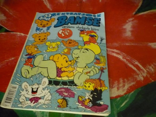 TIDNING, BAMSE, NR 1 - 1991, VÄRLDENS STARKASTE BJÖRN, EXTRATJOCK, 52 SIDOR