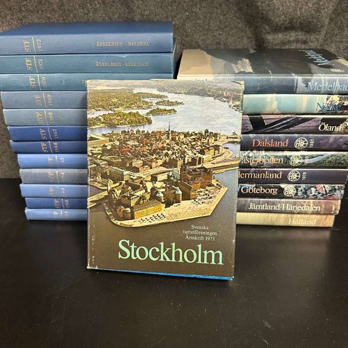 22 x Svenska turistföreningens årsskrift - 1960 & 70-tal - Bokpak