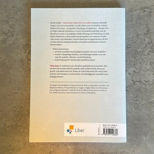 Socialt arbete - i gränslandet mellan teori och praktik, Zlatana Knezevic (red.)